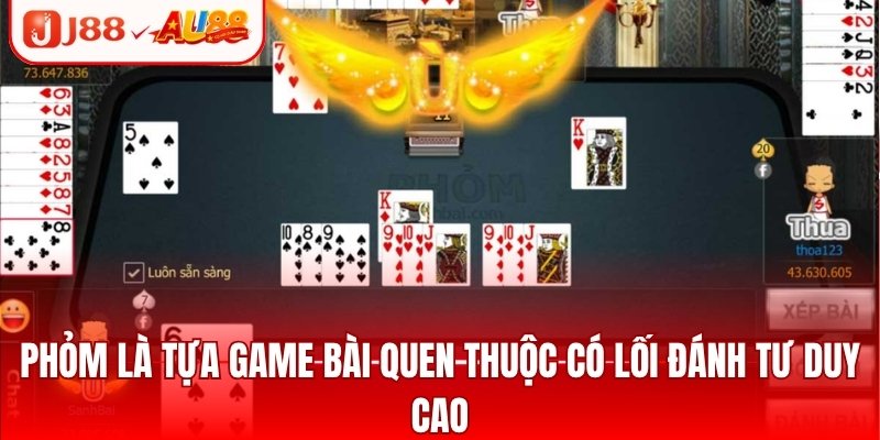 Game Bài Phỏm - Chia Sẻ Chi Tiết Cách Đánh Chuẩn Nhất 2025 1 Phỏm là tựa game bài quen thuộc có lối đánh tư duy cao
